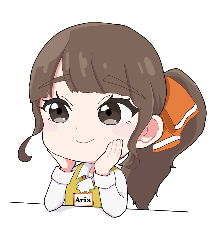 案内するアリアちゃん
